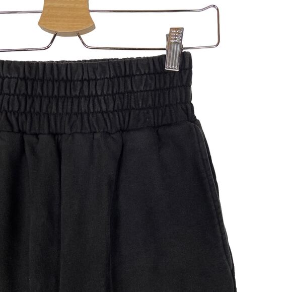 Comess Studios Sun Fade French Terry Wide Leg Black Sweatpants Size Large - Picture 5 of 8